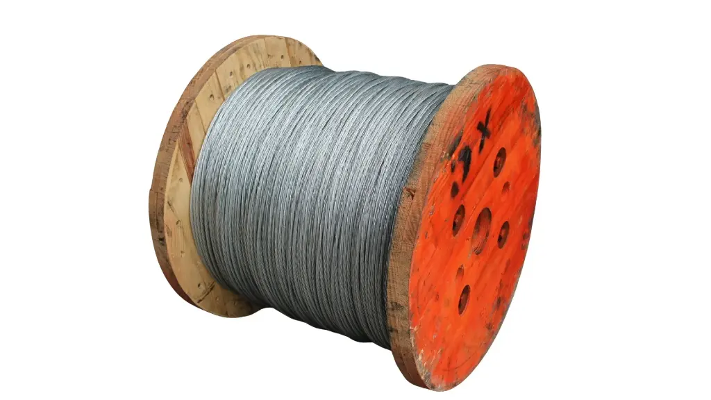 CABLE (MENSAJERO) GALVANIZADO TIPO B DE ¼" BOBINA DE 1000 MTS